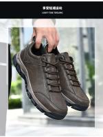 Nuevos deportes multifuncionales de cuero de fibra ultrafina de alta gama para hombre para moda al aire libre, antideslizantes, impermeables y transpirables - details 3
