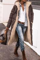 Chaqueta de Invierno con Capucha Acolchada Abrigo Grueso de Manga Larga Reversible - details 8