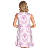 Vestido veraniego suelto personalizado H-Fine e Album S-Styles con estampado de bolsillo, vestido sin mangas para mujer para vacaciones en la playa - details 176