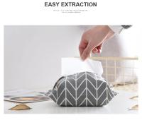 Caja de Almacenamiento Grande para Escritorio de Cuero para Decoración de Hogar Sala de Estar Dormitorio Cocina Estilo Nórdico Porta Pañuelos - details 12
