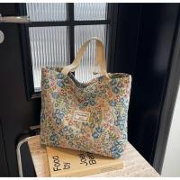Bolso de Hormigas Florales Vintage Bolso de Mano de Estilo Mori con Capacidad Grande, Cinturón Suave, Cierre de Cremallera, Azul Ideal para Mujeres, Work, Compras, Llevamiento Diario - details 8