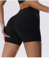 Pantalones cortos atléticos elásticos para mujer, pantalones cortos de entrenamiento suaves y duraderos con costuras planas, perfectos para Fitness o correr - details 14
