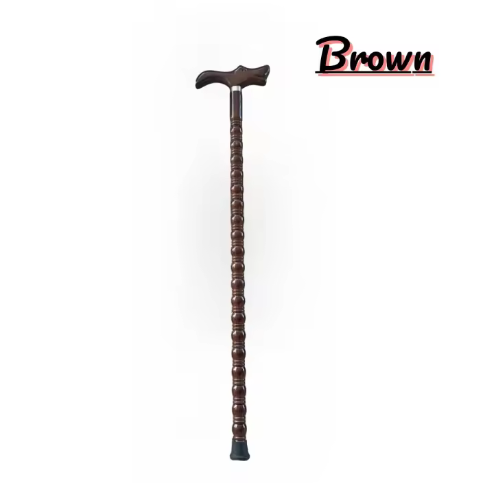 Bastón Con Mango De Madera En Forma De Dragón, Bastón De Madera Ligero, Bastón Antideslizante Para Senderismo, 1 unidad - 1