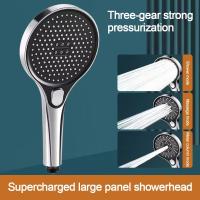 Cabezal de ducha de Panel grande, rociador de mano ajustable, ahorro de agua, alta presión, multifunción, 3 modos - details 7