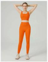 Sujetador y body de yoga, conjunto deportivo de gimnasio de yoga de 2 piezas para correr, ropa deportiva para mujer - details 14