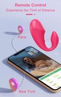 Vibrador en Forma de U para Mujeres Estimulador de Clítoris y Punto G Masajeador Sensual para Adultos Salud y Diversión - details 4