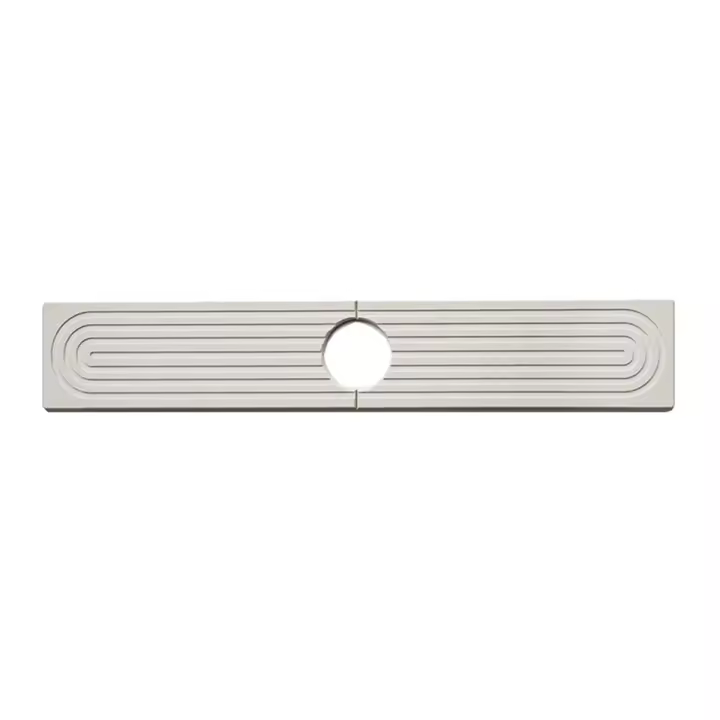 Almohadilla para grifo de ranura inversa, absorbente de barro de Diatom, almohadilla dura de secado rápido, fregadero de baño de cocina, lavado de manos - 1