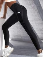 Nuevas mallas de cintura alta para mujer, mallas elásticas de Yoga con bolsillos, Push Up Fiess, ropa deportiva para correr, pantalones de Color sólido - details 5