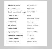 Pistola de Masaje Muscular MUKASI, Masajeadora de Tejido Profundo con 6 Niveles Ajustables, 1 Cabeza de Masaje, para Aliviar Dolor Muscular - details 22