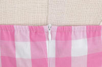 Vestido de fiesta para mujer, con cinturón de cuello colgante rosa, vintage - details 7