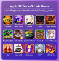 D8 controlador inalámbrico BT5.2, adecuado para P3, P4, Android, Ios, Switch Games, teléfono móvil, tableta, telescópica con disparadores Hall - details 5