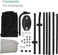 Hamaca de Acero Sólido Portátil Hamaca para 2 Personas con Mesa Auxiliar - details 7