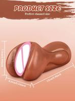 Leten realista Vagina Anal boca juguetes seguro silicona Vaginal masturbador masculino suave bolsillo coño juguete sexual para hombres masturbadores 18+ - details 6