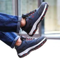 Botas con punta de acero, zapatos de trabajo protectores a prueba de golpes para hombres, zapatillas de seguridad - details 4