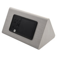 Reloj electrónico Triangular LED de madera, despertador Digital de temperatura y humedad, USB/AAA, Decoración de mesa de dormitorio - details 49