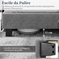 Cama Doble Tapizada 140 x 200cm Estructura de Madera y Metal Moderno Ideal para Adultos 2 Personas - details 13