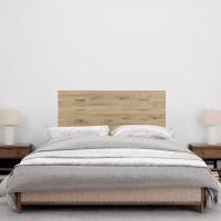 Cabecero de Madera reciclada DM con Patas Estilo Palet Horizontal Cama Palets Herrajes incluidos (150cm, Acabado Mármol) - details 7