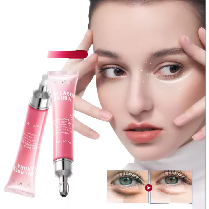 Crema Instantánea para Ojos Collagen Anti-Arrugas Reducción de Ojeras Reafirmación de Piel - 1