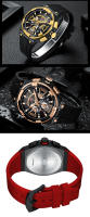 Reloj de Hombre Moderno – Carátula Hueca Flotante, Impermeable, Estilo Casual - details 13