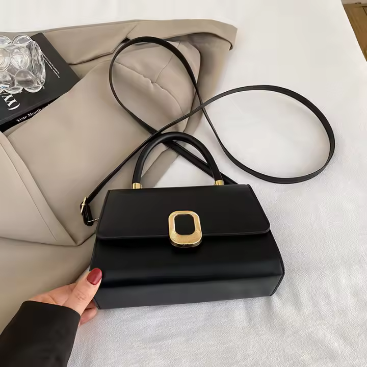 Bolso Cruzado de Hombro Versátil de Moda Primavera-Verano 2025 Bolso Cuadrado Pequeño de Mano de Diseño de Niche de Alta Gama para Mujeres Bolso de Viaje - 1
