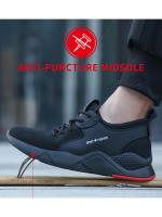 Work Shoes Hollow Breathable Steel Toe Boots Lightweight Safety Work Shoes Anti-slippery For Men Women Male Work Sneaker - details 6