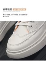 Zapatos Blancos Casuales para Niños y Estudiantes Nuevos Four Seasons de Cuero Malla Suela Suave - details 2