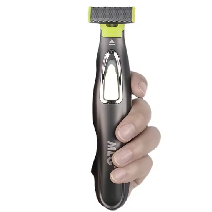 Afeitadora eléctrica portátil para hombres y mujeres, recortadora de cuerpo completo, cuchilla en forma de T USB, afeitadora para Barba, axila, pierna, pecho, depilación - 1