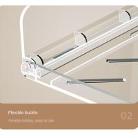 Estante de pared plegable, placa plegable, soporte para teléfono, soporte para papel de cocina, estante montado en la pared para ahorrar espacio, dormitorio - details 14