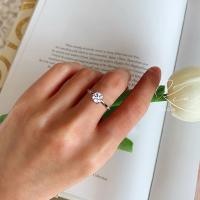 Anillo de Moissanita de Alta Calidad para Mujeres en Oro Amarillo/Blanco 9mm Corte Redondo D/VVS1 Anillo Solitario para Compromiso y Boda - details 8