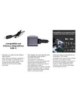 Cargador de Coche Retráctil Ultra Rápido 120W Turbo Charging Alumar, 4 Puertos de Carga Rápida con Cables Retráctiles de 80CM, Compatible con iPhone, Xiaomi, Samsung, Google, Huawei y Tablet. - details 6
