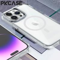 Funda Transparente de Alta Resistencia Pkcase para iPhone Cubierta Magnética Clara para iPhone 16, 15, 14 Plus, 13, 12, 11 Pro Max - details 4