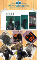 Guantes de Carreras SUOMY de Tamaño Grande XXL Negros con Decoración Elegante Antideslizantes y Transpirables para Moto Cierre de Pulgar Lavables en Agua - details 13