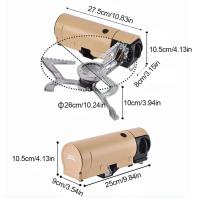 Caja plegable portátil para exteriores, estufa de gas integrada de butano de alta temperatura para acampar, accesorios para senderismo - details 1