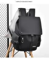 Mochila para hombre, bolso impermeable para ordenador portátil para hombre, mochila de diseñador de tendencia para hombre, bolso de viaje de gran capacidad para jóvenes a la moda, mochila sencilla - details 16