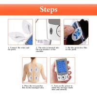 Masajeador Eléctrico EMS Estimulador Muscular 10 Modos Pulso De Acupuntura Terapia Física Dual Salida Máquina TENS Para Relajación Corporal - details 6