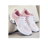 Zapatillas de correr transpirables con cordones para mujer, zapatillas deportivas con cojín de aire y malla ligera, zapatillas de entrenamiento para deportes al aire libre - details 9