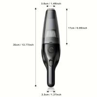 Potente aspiradora de mano inalámbrica - Mini aspiradora de limpieza portátil con carga USB para automóvil, hogar, oficina - Variedad de accesorios - details 20