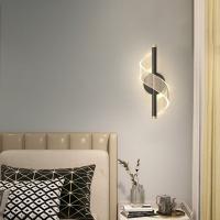 Lámpara de mesita de noche de estilo nórdico, luz sencilla de pared para dormitorio, sala de estar, Fondo de TV - details 1