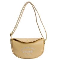 Bolso de sillín coreano informal, bolso de hombro de lujo bordado, bolsos de cuero Pu con letras para mujer - details 14