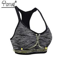 sujetadores deportivos para mujer, Sujetador deportivo para Fitness, Top con formas a prueba de golpes, secado rápido, gimnasio, ropa interior ajustable, sujetador de realce para Yoga - details 6