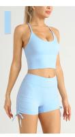 ZHUMU GYM Conjunto de Yoga de Verano de Dos Piezas Chándal de Gimnasio para Mujeres - details 12