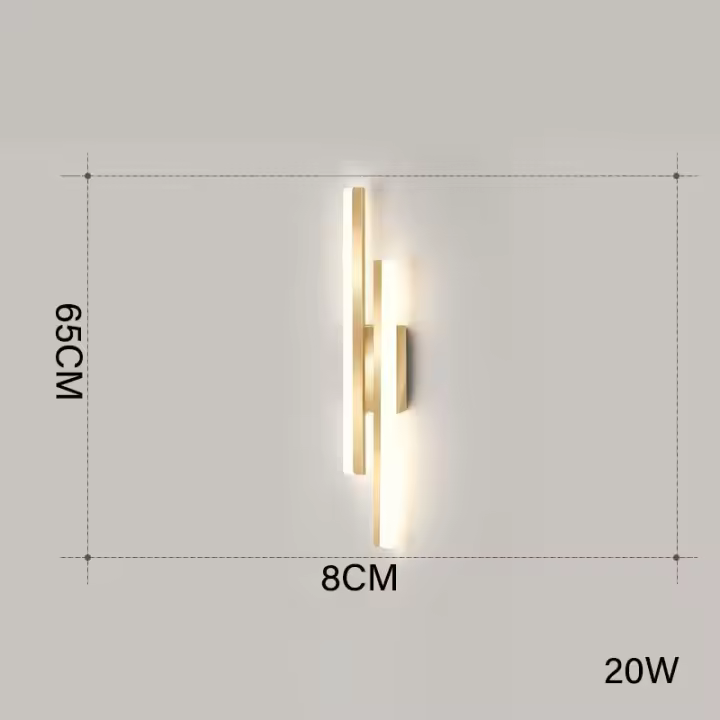 Aplique Led Moderno Acrílico Adecuado Para Sala De Estar, Pasillo y Balcón - 1