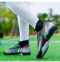 Botas de Fútbol Hombre 2025 Caña Alta con Tacos Largos o Cortos TF |   Antideslizantes, Ligeras y Profesionales – Tallas 34-45 - details 22