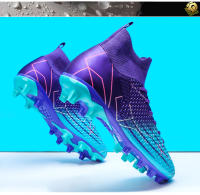 Botas de fútbol para hombre, zapatos de fútbol profesionales FG/TF, botines de tobillo alto para niños pequeños, zapatillas de fútbol para césped, zapatos de entrenamiento de fútbol sala - details 30