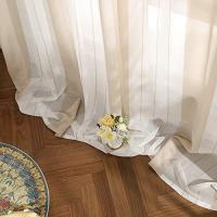 Cortinas opacas para salón, 2 piezas, cortinas aislantes del frío y el calor para dormitorio con pestañas gris claro - details 4