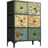 Cómoda, Cómoda para Dormitorio, Unidad de Almacenamiento, Armario con 12 cajones de Tela, Muebles de Dormitorio, cómoda para Cocina, Oficina, Pasillo, Estilo rústico - details 19