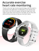 2024 nueva colección ultradelgada de relojes inteligentes de 1,43 pulgadas 466 * 466 amoled pantalla llamada bluetooth, empuje de mensajes, ejercicio físico,frecuencia cardíaca y presión arterial,moda femenina cómoda pulsera inteligente para iOS y Android - details 11