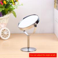 360 °   Espejo de tocador giratorio de doble cara, espejo de maquillaje nórdico con aumento ovalado 1:2, sin rincones muertos, Simple - details 12