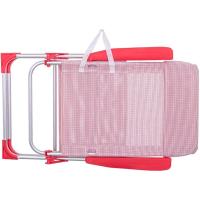 Playa Plegable de 5 Posiciones Blanco y Coral de Aluminio y textileno de 110x66x61 cm - details 3