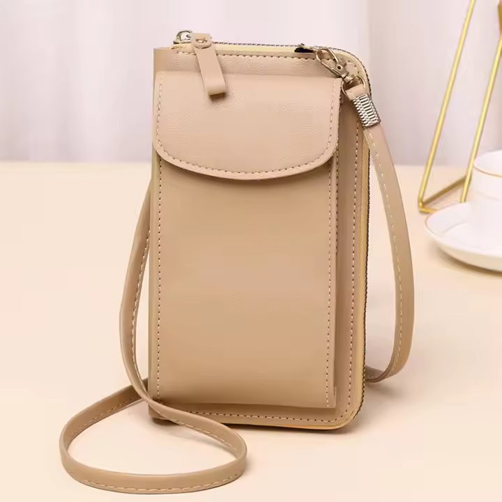 Bolso pequeño de cuero de PU para mujer, bolso de moda, bolso para teléfono - 1